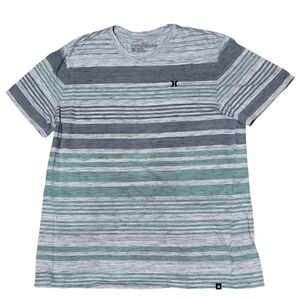 Hurley Striped Mens T-Shirt GUC L